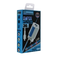 Сетевое зарядное устройство TD-T12, 2 USB, 2.4 А, белое Сетевое зарядное устройство TD-T12, 2 USB, 2.4 А, белое