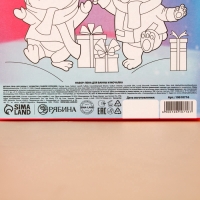 Подарочный набор детский ЧИСТОЕ СЧАСТЬЕ &laquo;Волшебной девочке&raquo;: пена для ванны 250 мл и мочалка для тела, Новый Год