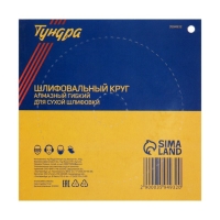 Алмазный гибкий шлифовальный круг ТУНДРА "Черепашка", для сухой шлифовки, 100 мм, № 100 Алмазный гибкий шлифовальный круг ТУНДРА "Черепашка", для сухой шлифовки, 100 мм, № 100