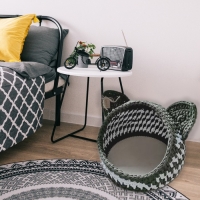 Шнур для вязания 35% хлопок,65% полипропилен 3 мм 85м/160&plusmn;10 гр (Лаванда/фиолетовый)