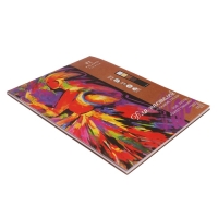 Планшет для пастели А4, 18 листов, 6 цветов "Сладкие грёзы", тиснение "холст", блок 160 г/м&sup2;, хлопок 40%