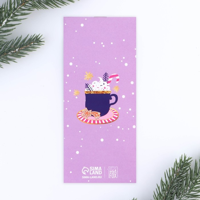 Подарочный набор новогодний, блокнот и фигурная ручка &laquo;Теплых моментов&raquo;