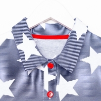 Платье для девочки, цвет тёмно-синий/белый, рост 116 см