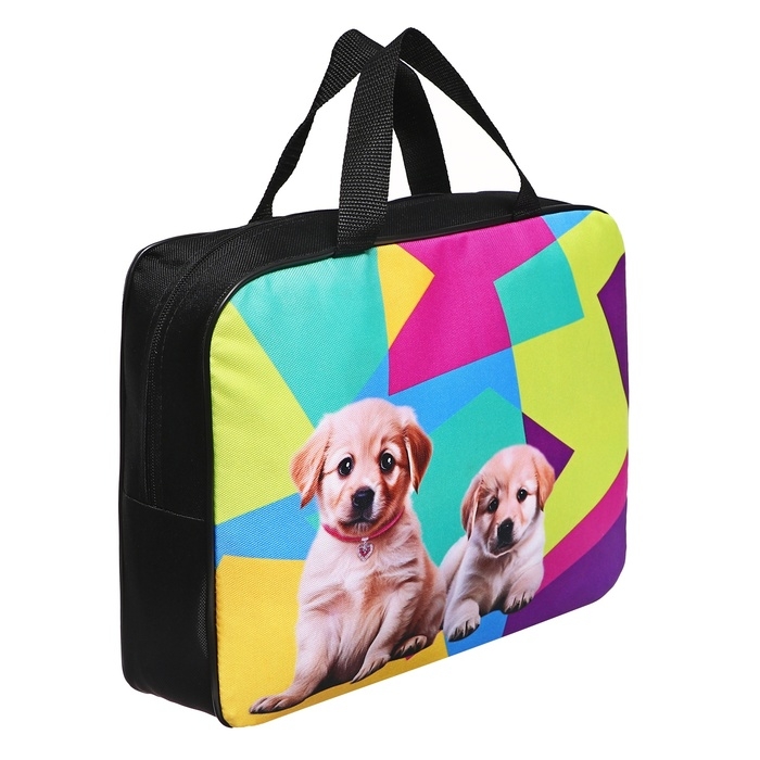 Набор первоклассника в папке Calligrata &laquo;Собачки&raquo;, 70 предметов, с пособиями (20 карточек)