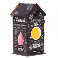 Чайный домик "Вкусный чай", 20х8,6 см Чайный домик "Вкусный чай", 20х8,6 см