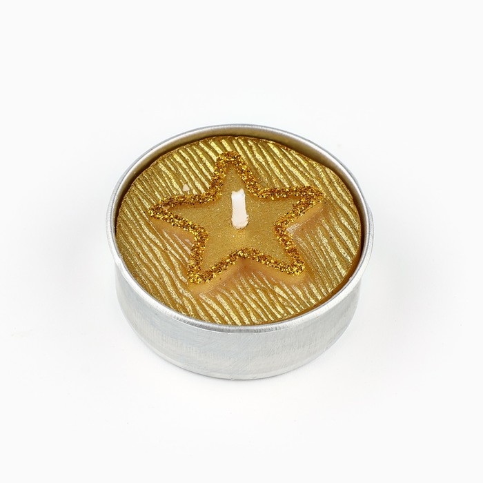 Свеча новогодняя чайная &laquo;Новый год: Успех близок&raquo;, диам 4 см