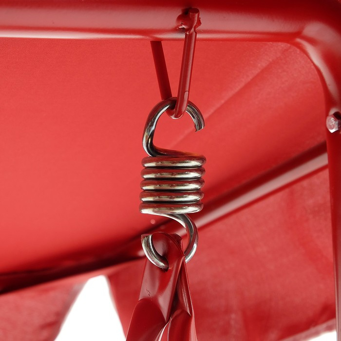 Качели садовые Качели садовые "Уют" красные, 170 х 150 х 110 см максимальная нагрузка 210 кг