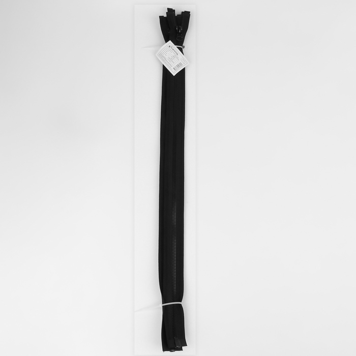 Молния &laquo;Трактор&raquo;, №7, разъёмная, замок автомат, 60 см, цвет чёрный, цена за 1 штуку