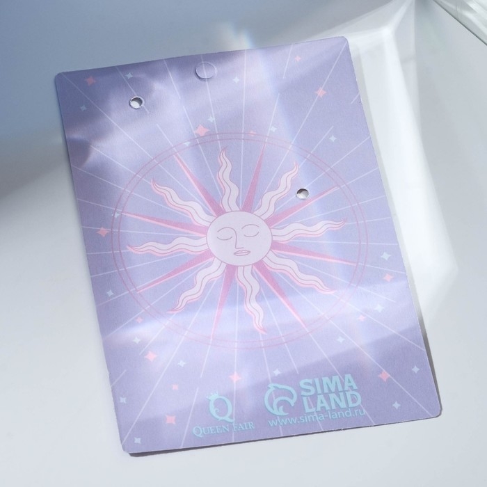 Серьги акрил &laquo;Планета&raquo; в руках, цветные в серебре