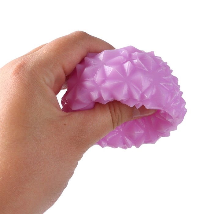 Мяч световой &laquo;Грань&raquo; с пищалкой, цвета МИКС