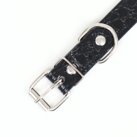 Ошейник "Бесконечность" 45 х 2 см, ОШ 31-40, искусственная кожа, чёрный Ошейник "Бесконечность" 45 х 2 см, ОШ 31-40, искусственная кожа, чёрный