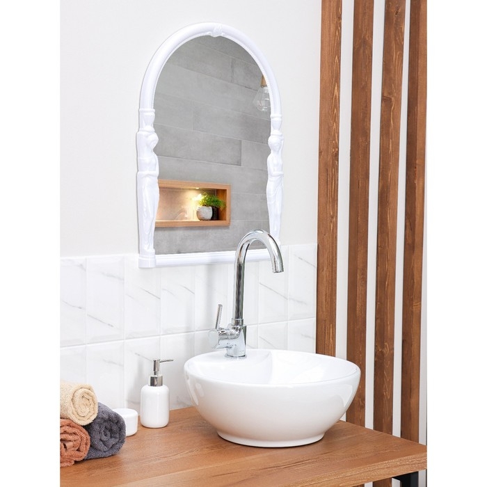 Зеркало &laquo;Вива Эллада&raquo;, цвет снежно-белый