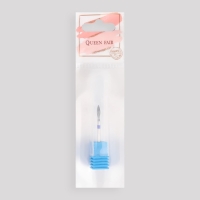 Фреза алмазная для маникюра &laquo;Пламя&raquo;, средняя зернистость, 2,7 &times; 8 мм, в пластиковом футляре