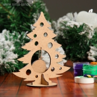 Сувенир &laquo;Елочка со снежинкой&raquo; на подставке