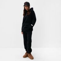 Худи женское с начёсом MIST Cozy style, чёрный, размер 60