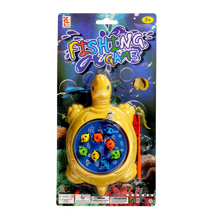 Рыбалка заводная &laquo;Черепаха&raquo;, 8 рыбок с удочкой