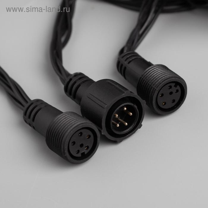 Гирлянда «Водопад» 2 × 6 м, IP44, УМС, тёмная нить, 1500 LED, свечение белое, 8 режимов, 220 В Гирлянда «Водопад» 2 × 6 м, IP44, УМС, тёмная нить, 1500 LED, свечение белое, 8 режимов, 220 В