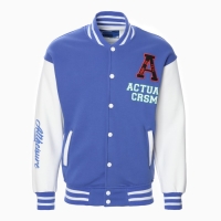 Бомбер мужской НАЧЁС, цвет ярко-синий, размер 52 (2XL)