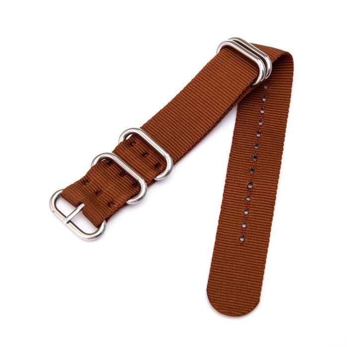 Ремешок для часов Ремешок для часов "Соломон", 24 мм, l-27 см, коричневый