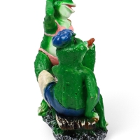 Садовая фигура из полистоуна &laquo;Лягушки на качелях&raquo;, 37&times;17&times;38 см