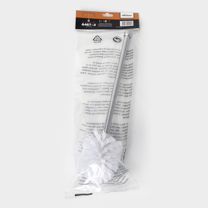 Ёршик для унитаза Accoona, 6,6&times;6,6&times;35,5 см