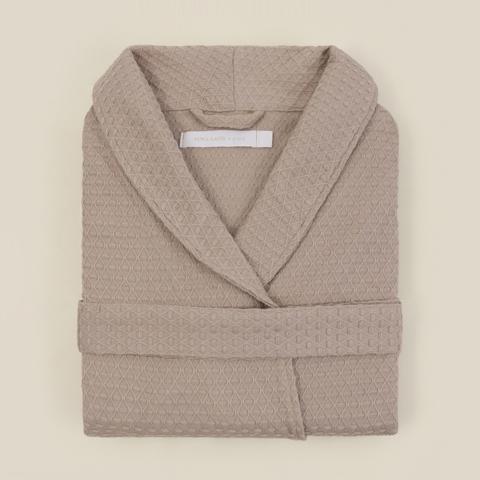 Халат вафельный мужской SL HOME: Waffle Халат вафельный мужской SL HOME: Waffle "Саббиа", размер XL, 100% хлопок, 320 г/м2