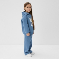 Толстовка детская с начёсом KAFTAN р.36 (134-140), голубой Толстовка детская с начёсом KAFTAN р.36 (134-140), голубой