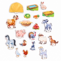 Фигурки животных деревянные &laquo;Ферма. Домашние животные&raquo;