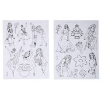 Набор для творчества: изготовление топперов, раскраска-наклейки &laquo;Принцесса&raquo;