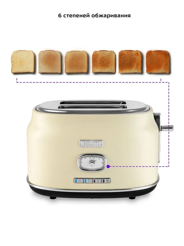Тостер для хлеба КТ-2075 - 815 Вт