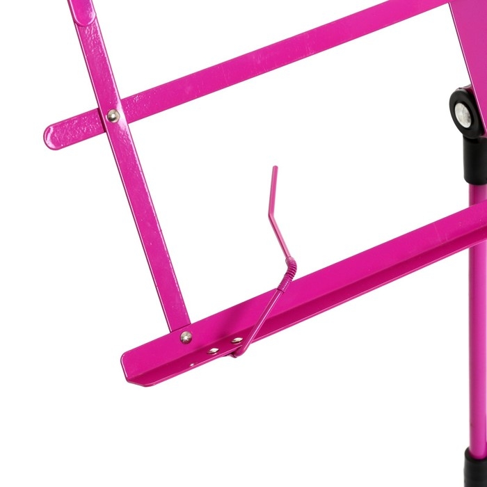 Пюпитр h-155 см, подставка для нот 50 х 28 см, фуксия