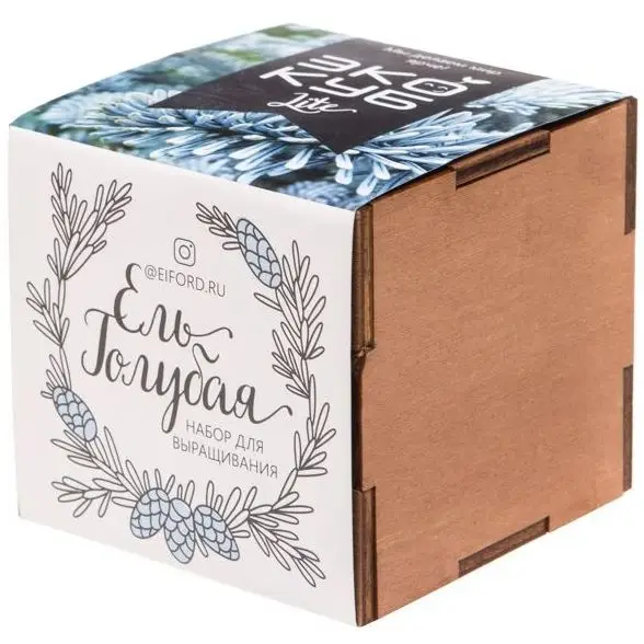 Набор для выращивания &laquo;Экокуб Lite&raquo;, ель голубая