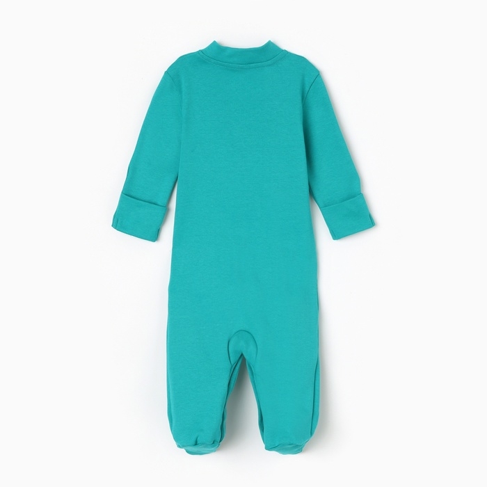 Комбинезон детский MINAKU цвет изумрудный, рост 56-62 см
