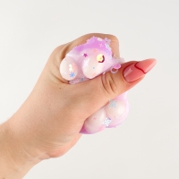 Сквиш антистресс - игрушка &laquo;Лапка&raquo;, с блёстками