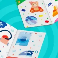 Наклейки-половинки "Окружающий мир", 20 наклеек