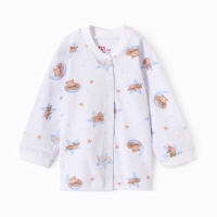 Кофточка детская ATA kids «Сон», молочная/голубая, рост 62 Кофточка детская ATA kids «Сон», молочная/голубая, рост 62