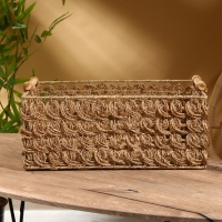 Корзина плетеная 46х31х20 см, сиграсс