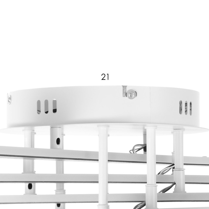 Люстра с ПДУ "Джема" LED 140Вт 3000-6000Вт RGB золото 50х50х12см BayerLux