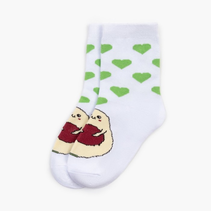 Носки детские KAFTAN "Авакадо", р-р 18-20, белый