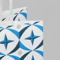 Пакет подарочный под бутылку, упаковка, &laquo;Геометрия&raquo;, белый крафт, 13 х 36 х 10 см