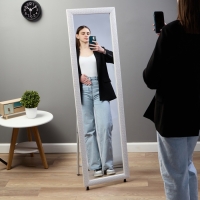 Зеркало напольное, в полный рост, 161 х  46 х 6см, белое