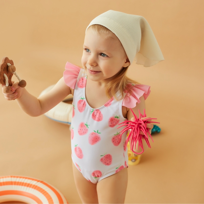 Купальный костюм детский Крошка Я "Клубника" рост 86-92 см