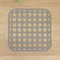 Решётка в раковину Комфорт Плюс, 26&times;26 см, пластик, МИКС