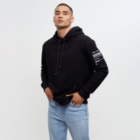 Худи мужское MINAKU "Решайся", цвет чёрный, размер 48