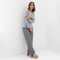 Пижама женская KAFTAN Happy together размер 52-54 Пижама женская KAFTAN Happy together размер 52-54