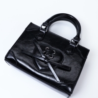 Сумка женская, 20*8*14, отд на молнии, длин ремень, черный