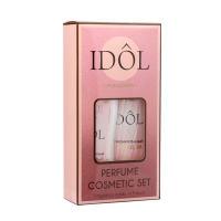 Подарочный набор косметики женский IDOL pour femme: гель для душа 250 мл + крем-лосьон, 200 мл