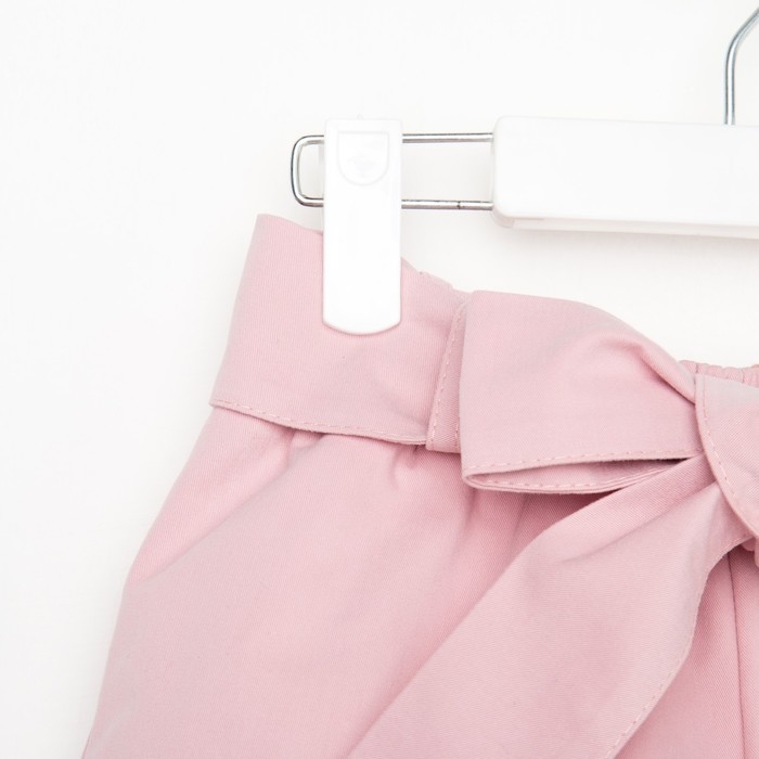 Шорты для девочки с поясом KAFTAN, размер 30 (98-104), цвет пудра