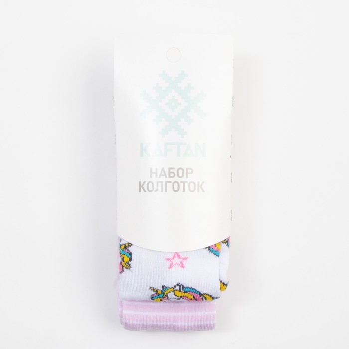 Набор колготок детских KAFTAN &laquo;Единорог&raquo;, рост 116-122 см