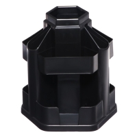 Набор настольный Dolce Office, 17 предметов, вращающийся, чёрный